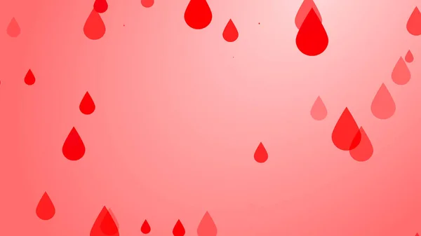 Medical Health Red Blood Drop Pattern Background Abstract Healthcare World — Stock Photo, Image