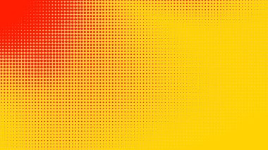 Noktalar yarım ton turuncu sarı renk desenli, teknolojik dijital arkaplanlı. Noktalar, yaz arkaplanlı sanat çizgi romanları.. 
