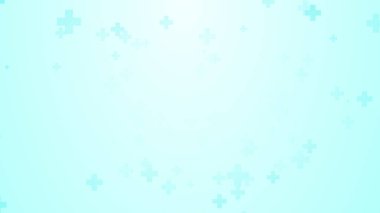 Soyut tıbbi sağlık, mavi çapraz geçmiş. Grafik çizimler sağlık teknolojisi ve bilim konsepti.