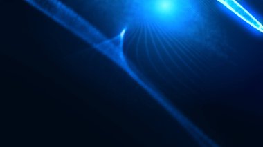Nokta mavi dalga ışık ekran gradyan doku arkaplanı. Soyut ai teknolojisi büyük veri dijital arkaplanı. 3d oluşturma.