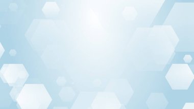 Altıgen geometrik beyaz desen parlak sağlık ve teknoloji geçmişi. Soyut grafik dijital gelecek bilim konsept tasarımı.