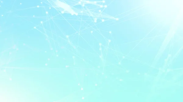 Rede Tecnologia Polígono Branco Azul Abstrato Com Fundo Tecnologia Conexão — Fotografia de Stock
