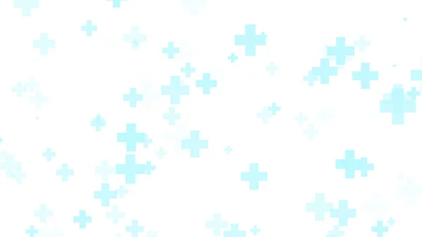 Медичне Здоров Синій Хрест Візерунок Білий Фон Анотація Технології Охорони — стокове фото