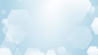 Altıgen geometrik beyaz desen parlak sağlık ve teknoloji geçmişi. Soyut grafik dijital gelecek bilim konsept tasarımı.