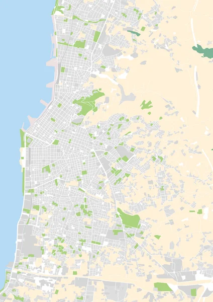 vektör şehir haritası Patras, Yunanistan
