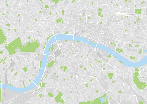 vektör şehir haritası Londra, İngiltere
