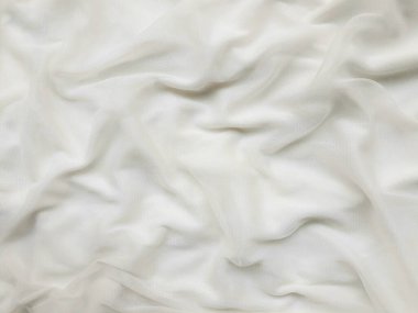 Beyaz kumaşın soyut arkaplanı
