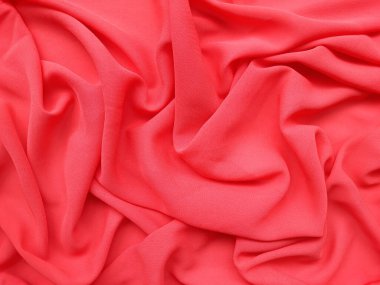 Kırmızı kumaşın soyut arkaplanı