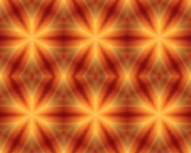 Soyut turuncu çiçekler geometrik pürüzsüz desenli arkaplan. 