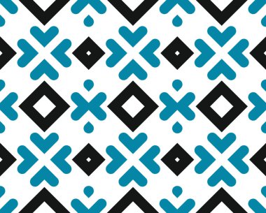 Soyut kareler geometrik dikişsiz desen arkaplanı 