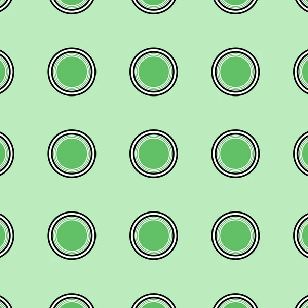 Αφηρημένο Γεωμετρικό Πράσινο Κύκλους Απρόσκοπτη Επανάληψη Μοτίβο Φόντο — Φωτογραφία Αρχείου