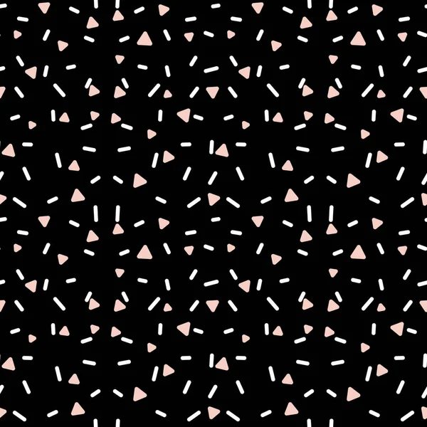 Texture Abstraite Triangle Géométrique Motif Sans Couture Fond Noir — Photo