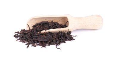 Soursop, beyaz arka plan üzerinde izole ile siyah Seylan çay.