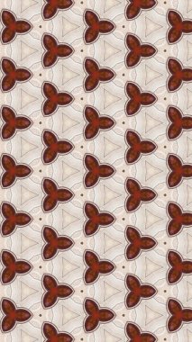 Kusursuz Üçgen Şekiller, Ak Yıldız Işığı, Pembe, Geometrik, Tekstil, Tahta, Türk Döşemeleri, Endüstri