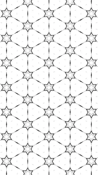Patrón Sin Costura Triángulo Formas White Star Light Rosa Geométrico — Foto de Stock