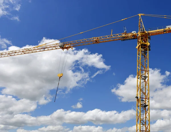 Tall construction site tower crane example