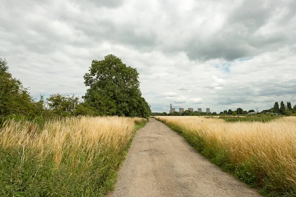 Země plochá dráha — Stock fotografie