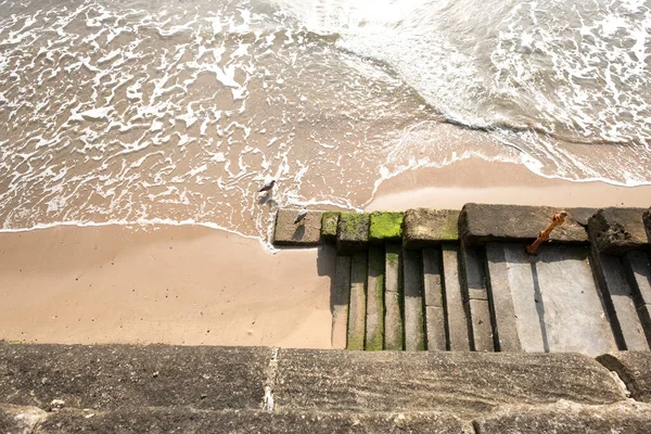 Vieilles Marches Plage Pierre Exemple — Photo