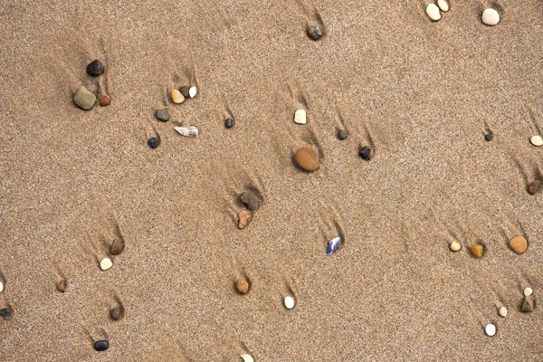 Pequeñas Piedras Lavadas Una Playa — Foto de Stock