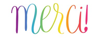 Mersi! Mersi! gökkuşağı fırçası hat sancağıName