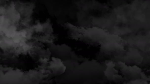 Атмосферний паскудний хеллоуїн дим безшовної петлі. Абстрактний фон туманного туману — стокове відео
