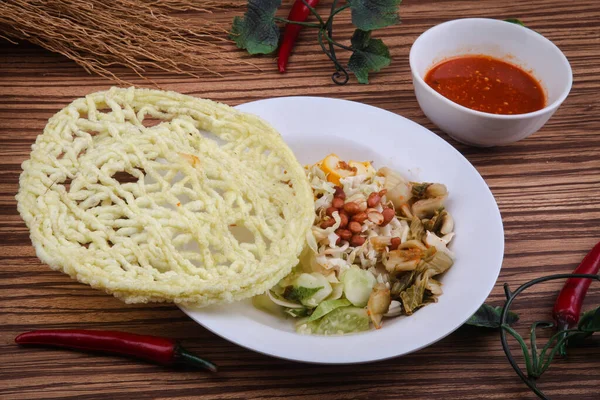 Asinan Betawi Ist Traditionelles Essen Aus Jakarta Und Bogor Indonesien — Stockfoto