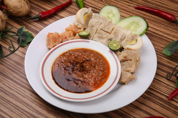 Somay Ist Ein Traditionelles Essen Aus Bandung Indonesien — Stockfoto