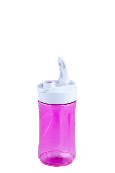 Singola Bottiglia Vuota Agitare Sfondo Bianco — Foto Stock