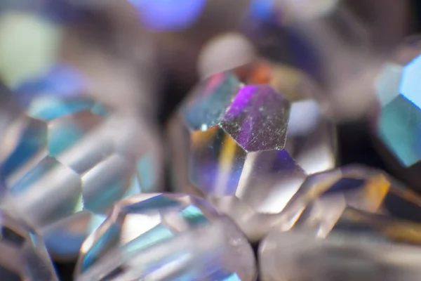 Abstract Soft Blur Background Opalecent Glass Beads — Stock fotografie