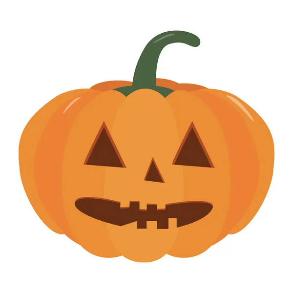 Pumpkin halloween holiday. Halloween pumpkins with funny scared face. Isolated vector sign symbol. Autumn holidays.