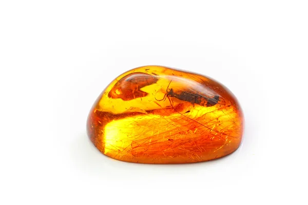 Amber Inclusions Transparent Multi Colored Amber Patterns Inclusions Polished Pitch — Stock Photo, Image