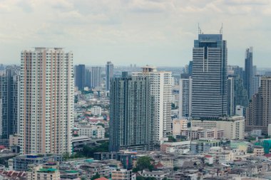 Bangkok şehri, modern ofis binası gökdelen, Bangkok, Tayland. 