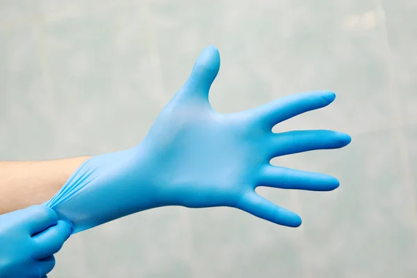 Hand Medical Glove — Stock Photo, Image