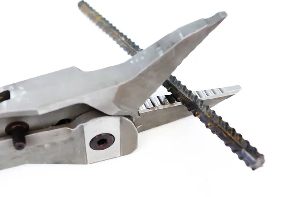 Nożyce Hydrauliczne Cięcia Metalu Bliska — Zdjęcie stockowe