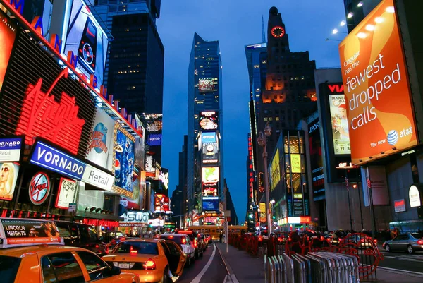 Doprava Times Square New Yorku Usa — Stock fotografie