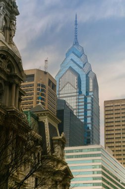 Philadelphia Pennsylvania şehir merkezindeki binalar, ABD