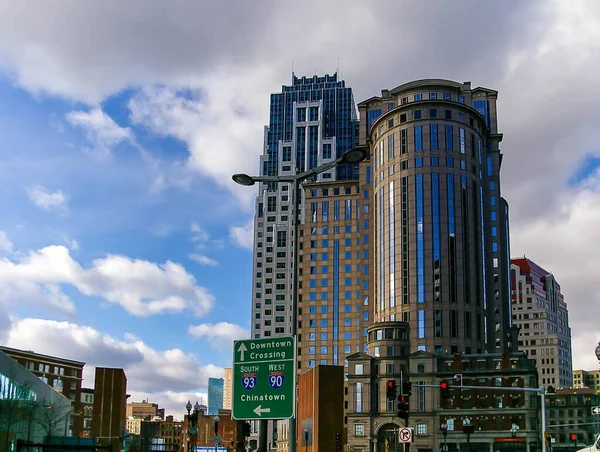 Budynki Centrum Bostonu Massachusetts Usa — Zdjęcie stockowe