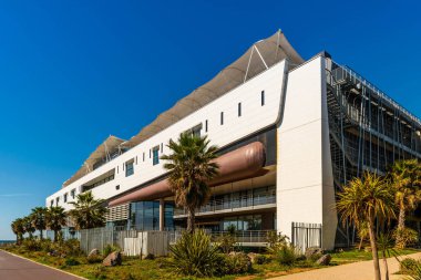 Fransa 'nın Occitania kentindeki Herault' da Balaruc-les-Bains 'de spa tedavisi yapılıyor.