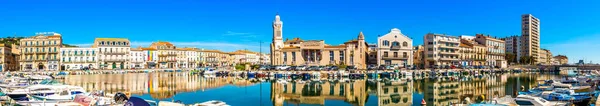 Panorama Del Canal Peyrade Sete Herault Occitanie Francia — Foto de Stock