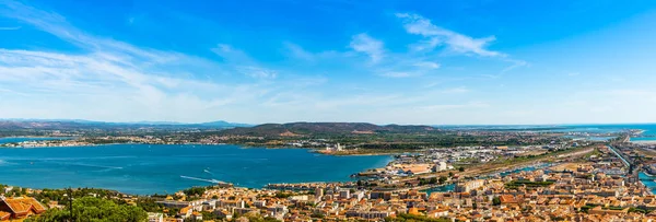 Panorama Sete Mont Saint Clair Herault Occitanie Francia — Foto de Stock