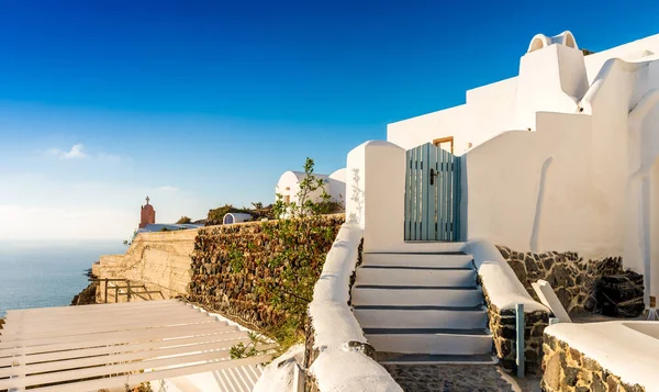 Typical Villages Landscapes Santorini Cyclades Archipelago Aegean Sea Greece — Stock Photo, Image