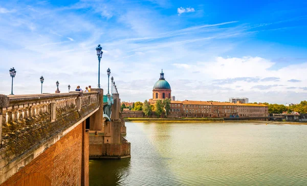 Saint Pierre Brug Garonne Toulouse Haute Garonne Occitanie Frankrijk — Stockfoto