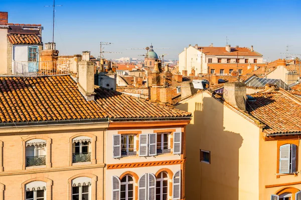 View Rooftops Toulouse Haute Garonne Occitanie France — Stock Photo, Image