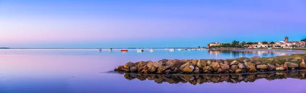 Panorama Etang Thau Regionu Herault Occitanie Francii — Stock fotografie