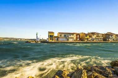 La Pointe Courte, Sete bölgesi, Herault, Occitanie, Fransa