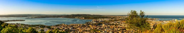 Panorámica Ciudad Sete Desde Mont Saint Clair Herault Occitanie Francia — Foto de Stock