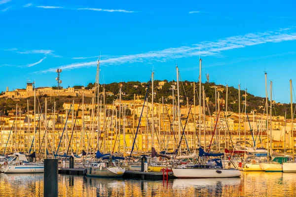 Panorama Marina Sete Nascer Sol Herault Occitanie França — Fotografia de Stock