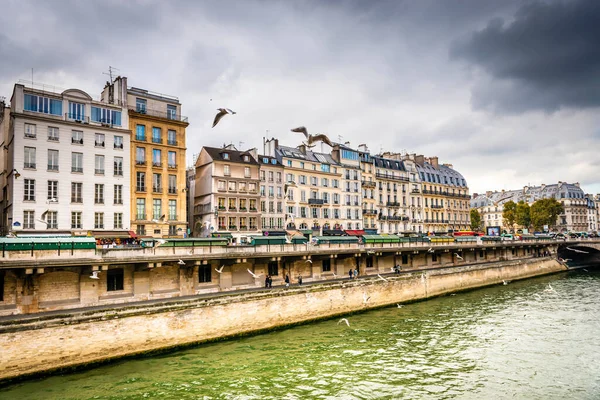 Quai Saint Michel Seine Paris Ile France Γαλλία — Φωτογραφία Αρχείου