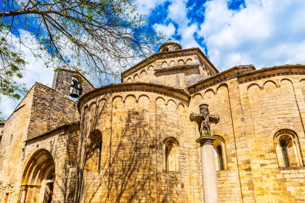 Średniowieczna Wioska Saint Martin Londres Herault Occitanie Francja — Zdjęcie stockowe