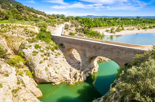 Pont Diable Sur Hérault Près Saint Guilhem Desert Dans Hérault — Photo